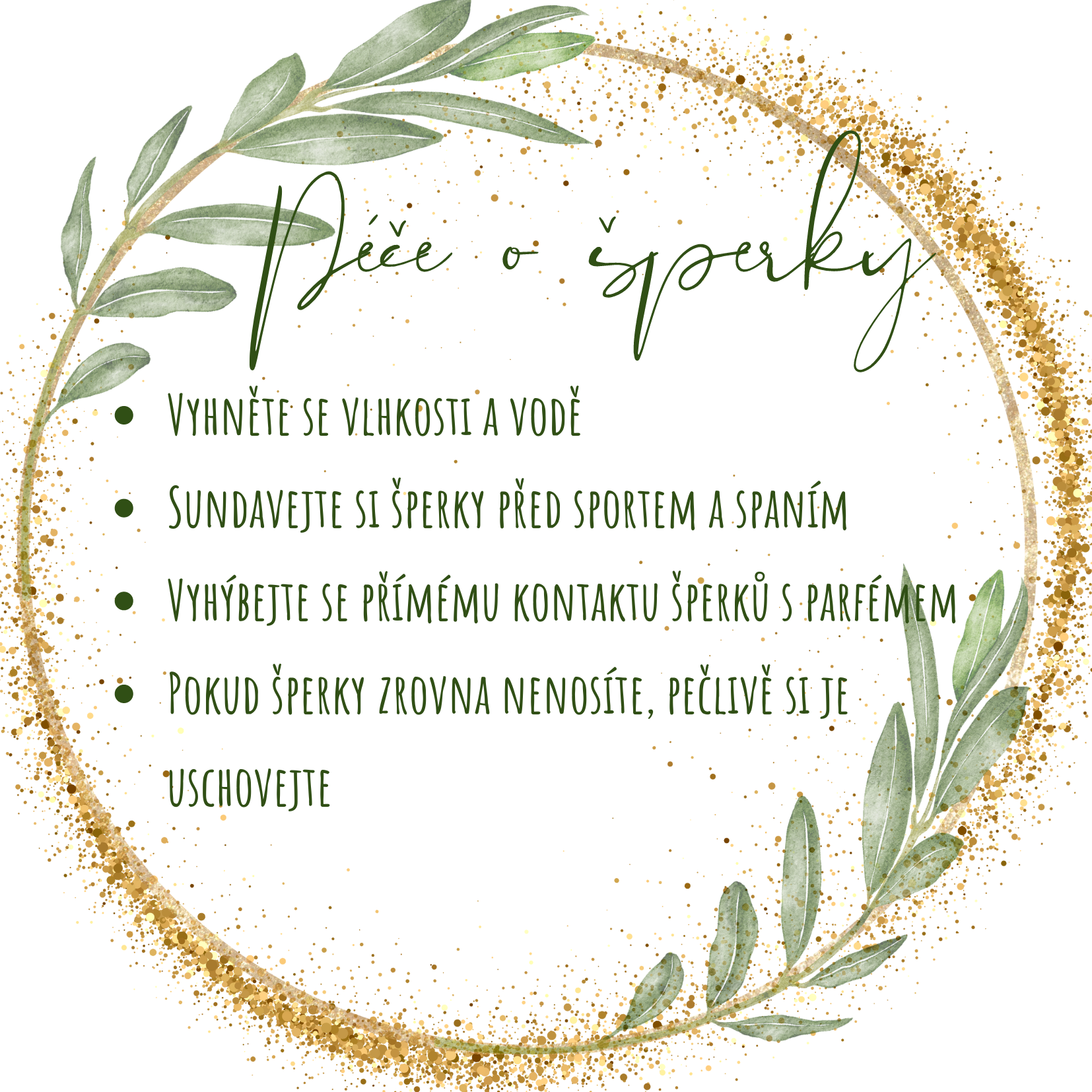Péče o šperky